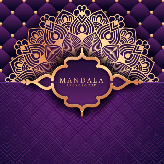 Fleur Luxe Mandala Fond Style Arabesque