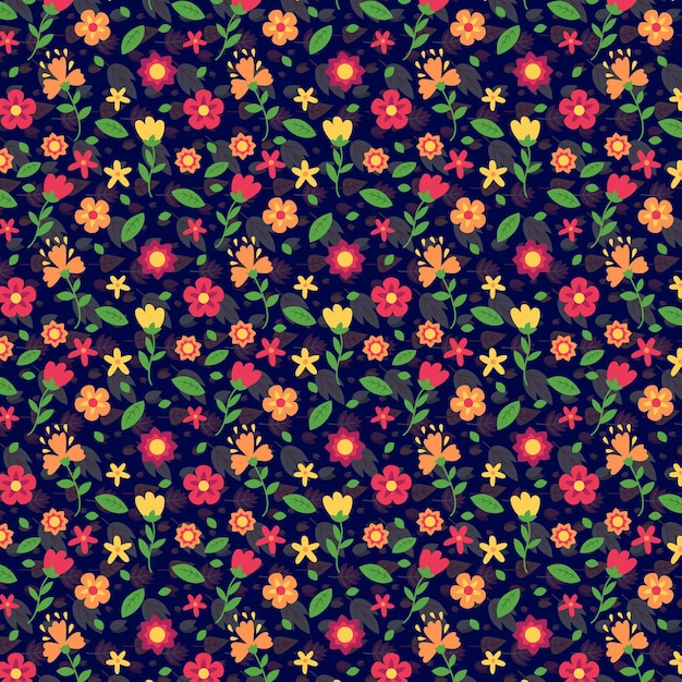 Des fleurs dans la forêt
