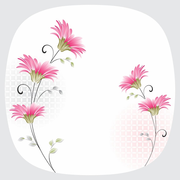 Vecteur fleurs roses vector