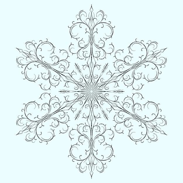 Flocon De Neige Pour Noël