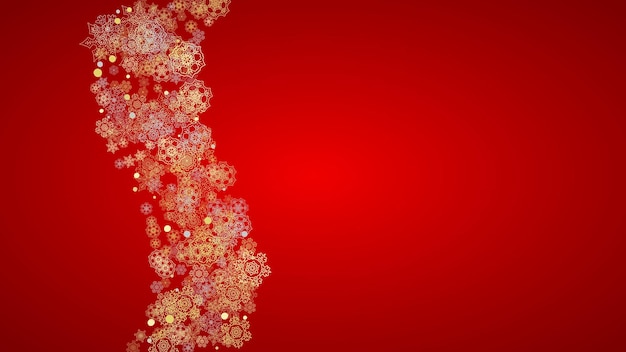 Flocons De Neige De Noël Et Du Nouvel An
