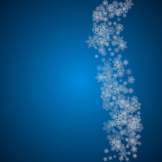 Flocons de neige de Noël et du nouvel an
