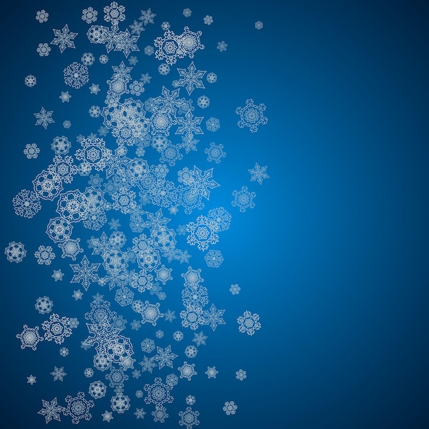 Flocons de neige de Noël et du nouvel an