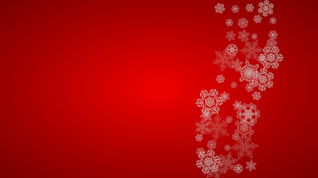 Flocons de neige de Noël et du nouvel an