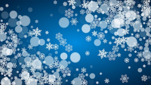 Flocons de neige de Noël et de Nouvel An