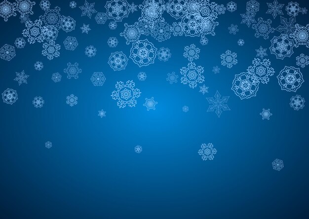 Flocons de neigeA4blue21