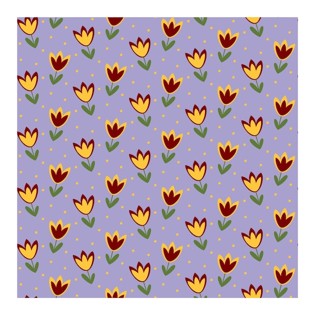 Floral Coloré Abstrait Vector Illustration Transparente Motif Swatch Fond Transparent