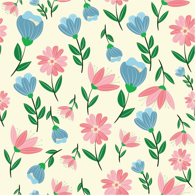 Vecteur floral seamless pattern