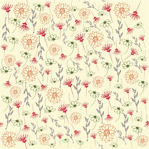 Vecteur floral seamless pattern