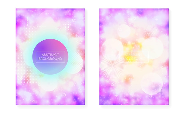 Fluide Liquide Hipster Texture Tech Vecteur Points Dynamiques Pourpre