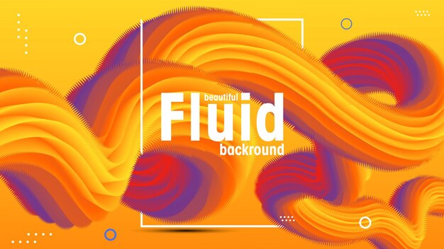 Fluide Vague Fond Formes 3d Flux