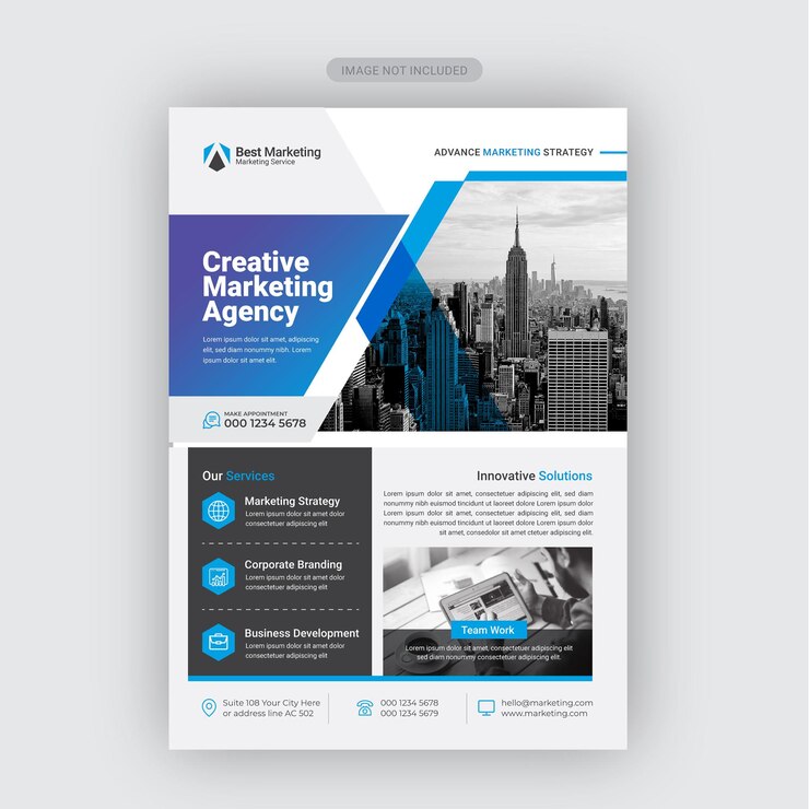 Vecteur flyer d'affaires d'entreprise ou modèle de bannière web eps
