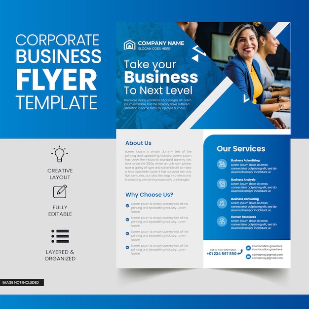 Flyer D'affaires Pour Les Entreprises