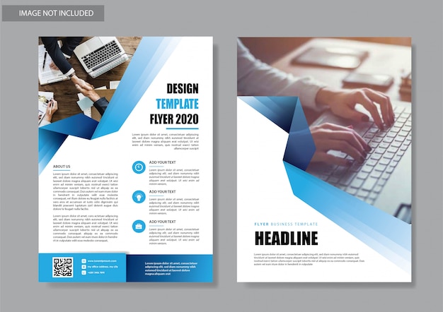 Vecteur flyer business template for cover brochure corporate