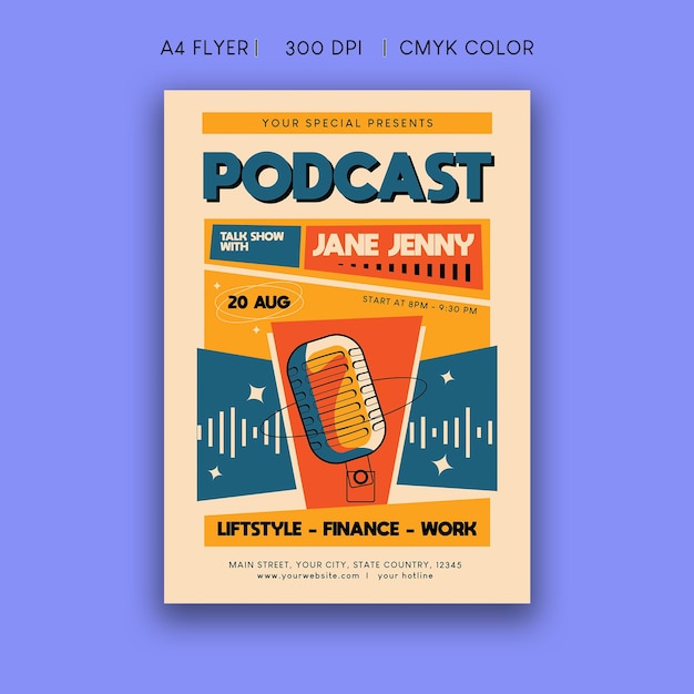 Flyer En Direct Du Podcast