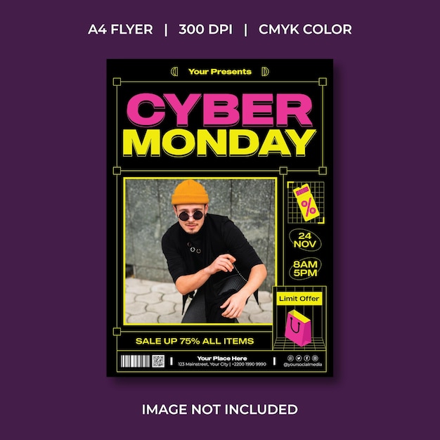 Le flyer du cyber lundi