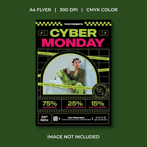 Le flyer du cyber lundi