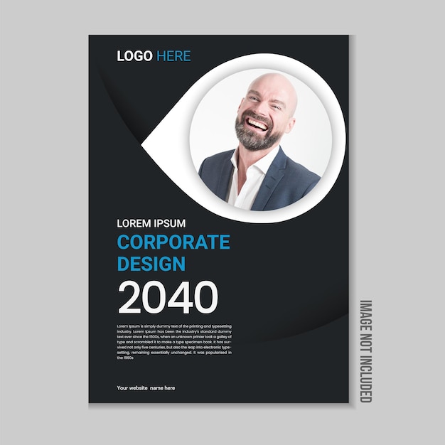 Flyer d'entreprise conception de couverture rapport annuel marketing dépliant modèle de brochure d'entreprise