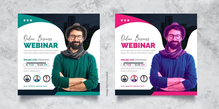 Vecteur flyer d'événement en ligne de l'église et modèle de publication sur les réseaux sociaux