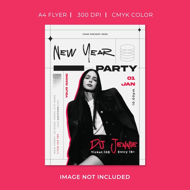 Flyer Fête du Nouvel An
