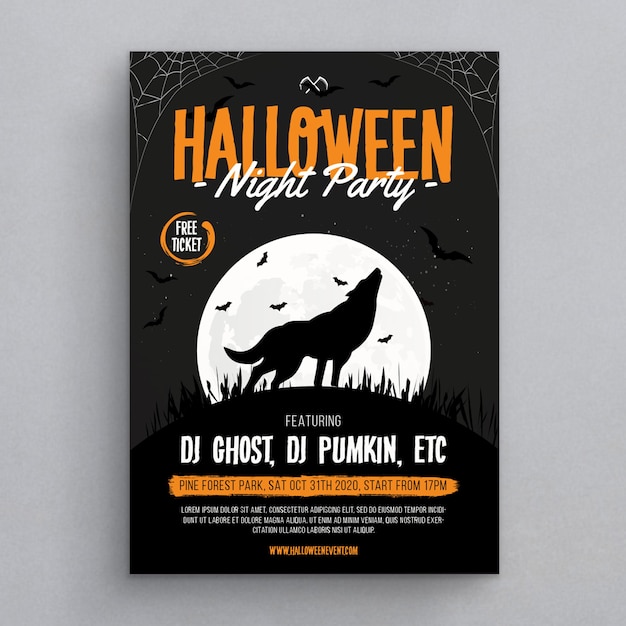 Flyer d'Halloween