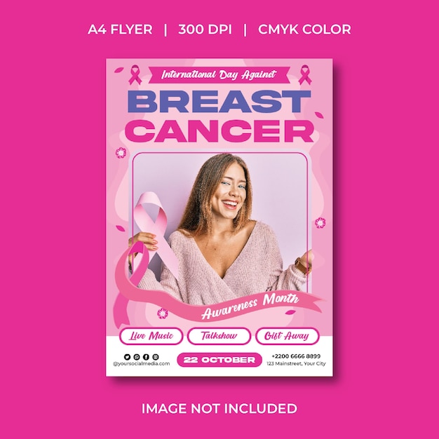 Flyer de sensibilisation au cancer du sein