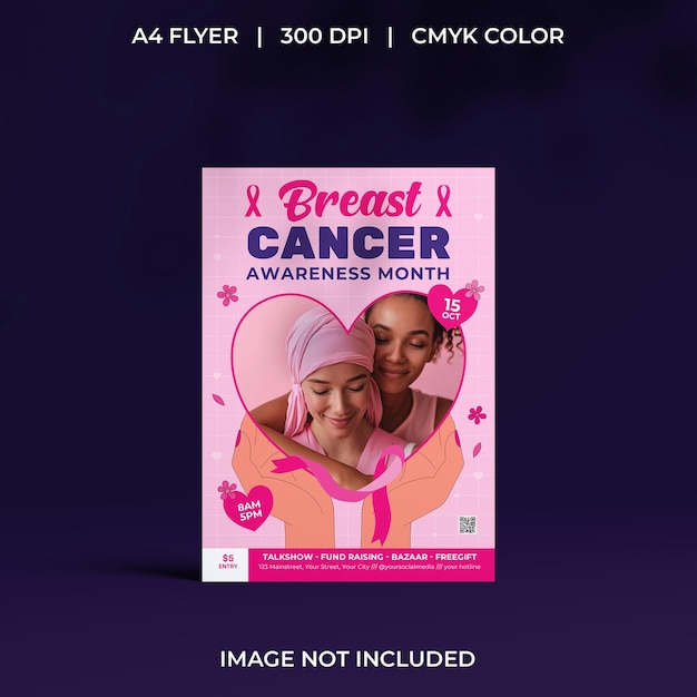 Flyer de sensibilisation au cancer du sein