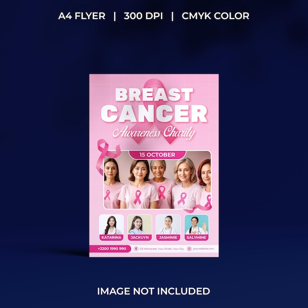 Flyer de sensibilisation au cancer du sein