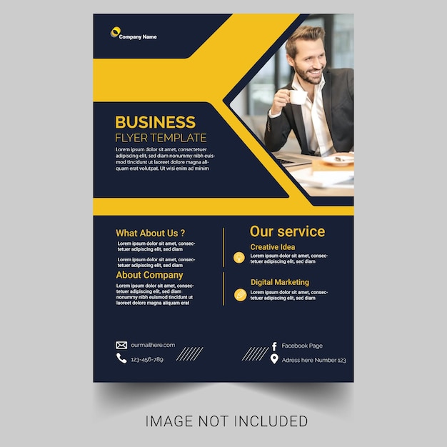 Flyer Template D'entreprise Moderne