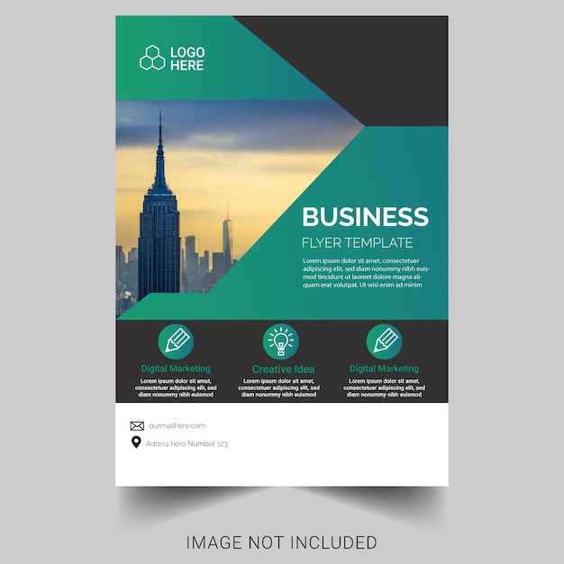 Flyer Template D'entreprise Moderne