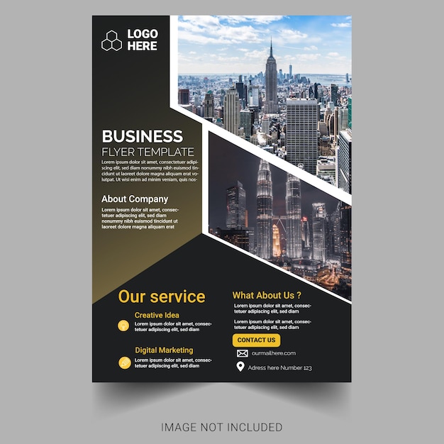 Flyer Template D'entreprise Moderne