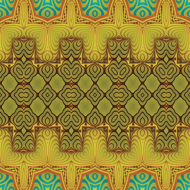 Fond abstrait avec des couleurs marron vert et jaune doré texturées sans soudure