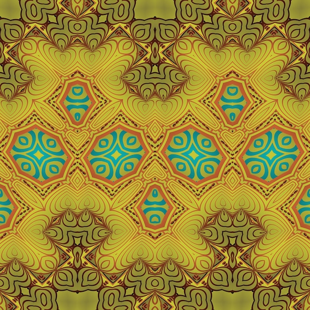 Fond abstrait avec des couleurs marron vert et jaune doré texturées sans soudure