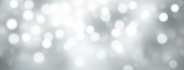 Fond abstrait avec effet bokeh en couleurs blanc et gris