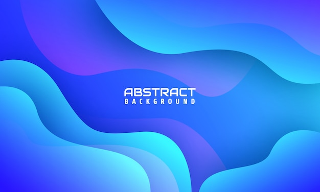 fond abstrait formes minimales avec la couleur bleue,