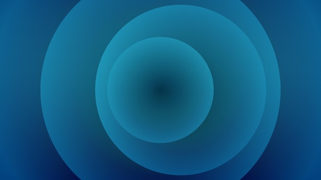 Fond Abstrait Moderne Avec Des éléments De Cercle De Mouvement Et Une Couleur Dégradée Bleu Foncé