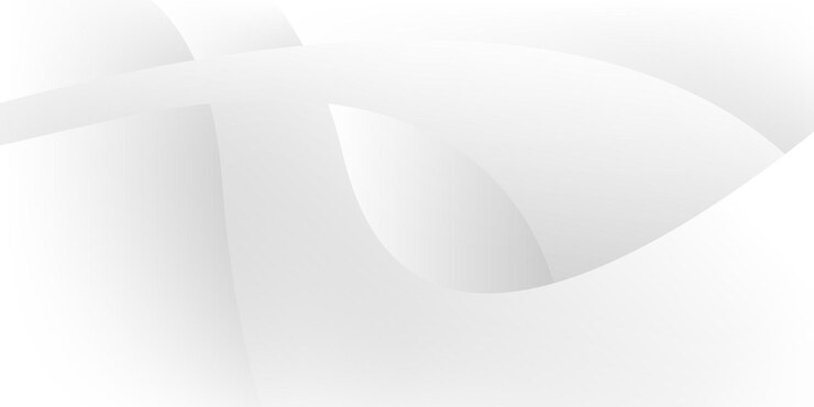 Fond abstrait moderne avec des éléments de vagues de mouvement et une couleur dégradée de gris blanc doux