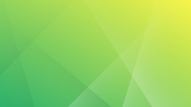 Fond abstrait moderne lignes de triangle diagonales mouvement et couleur de dégradé vert jaune