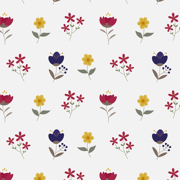 Fond Abstrait Motif Floral Organique. Illustration Vectorielle.