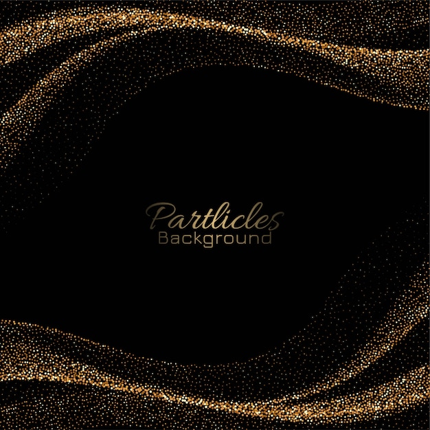 Fond abstrait de paillettes dorées