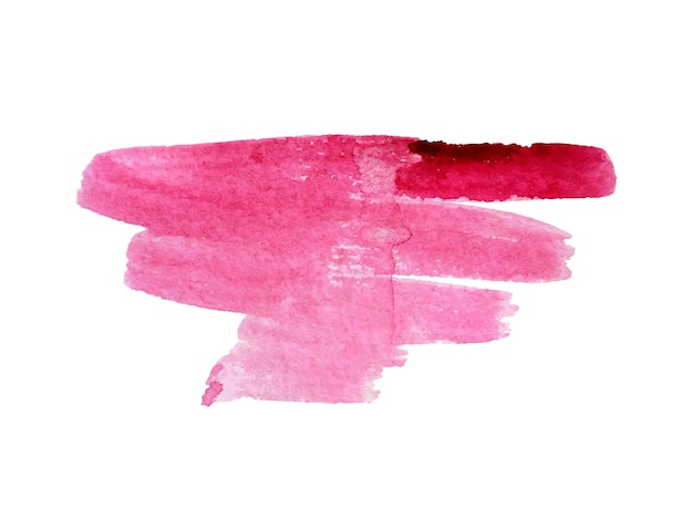 Vecteur fond abstrait tache rouge aquarelle