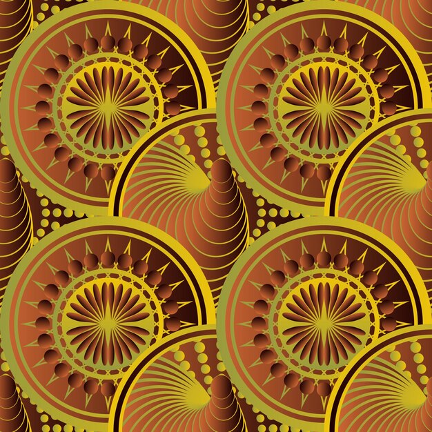 Fond abstrait texturé sans couture dans des couleurs marron foncé et jaune doré