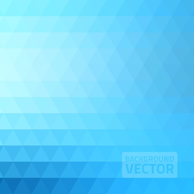 Fond abstrait triangle bleu