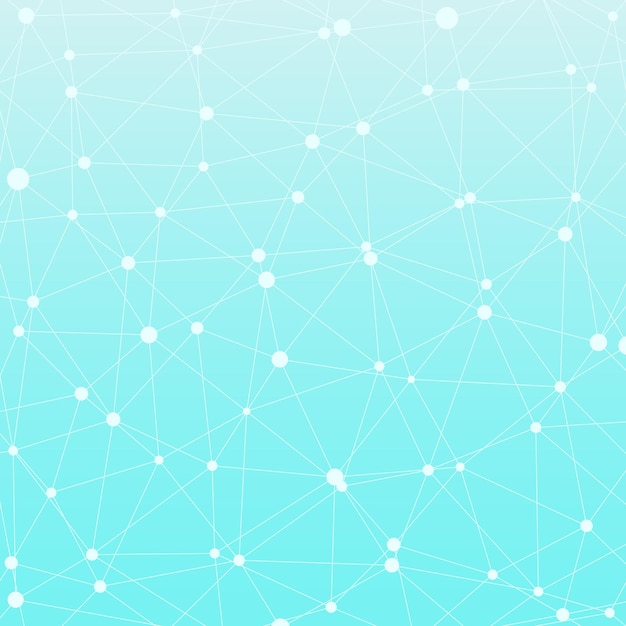 Fond abstrait triangle géométrique avec des points, vecteur