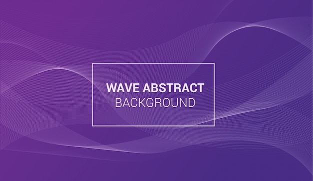 Fond abstrait vague violet