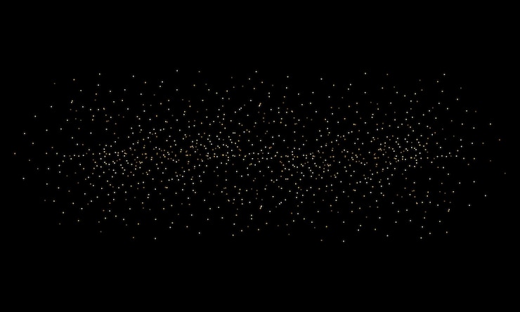 Vecteur fond abstrait de vecteur avec un design de paillettes d'or