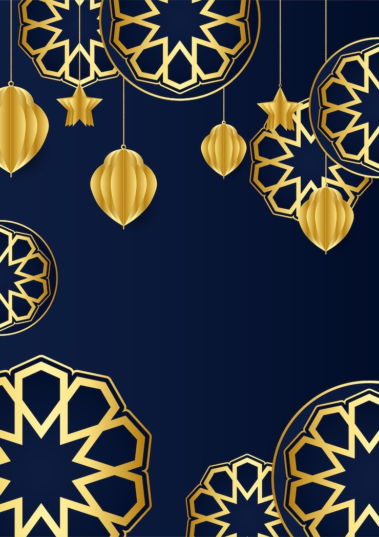 Vecteur fond d'affiche islamique à la mode avec motif arabe de mosquée lanterne lune et croissant peut être utilisé pour la carte de voeux affiche bannière invitation brochure ramadan eid adha iftar invitation