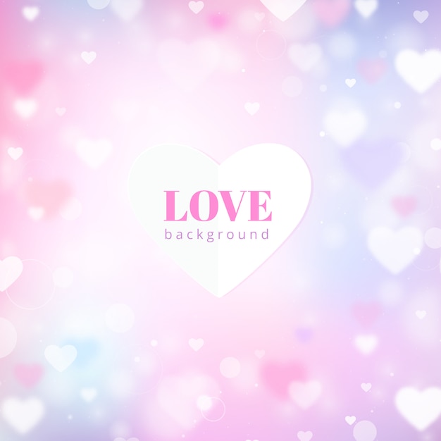 Fond d&#39;amour flou