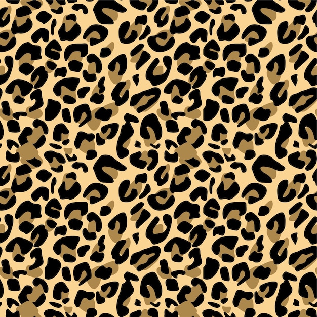 Fond animal sans soudure design léopard