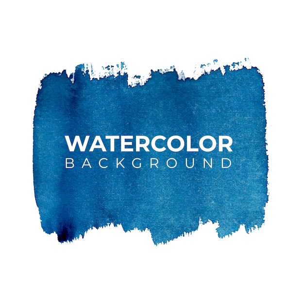 Fond aquarelle abstrait bleu pour les arrière-plans de textures